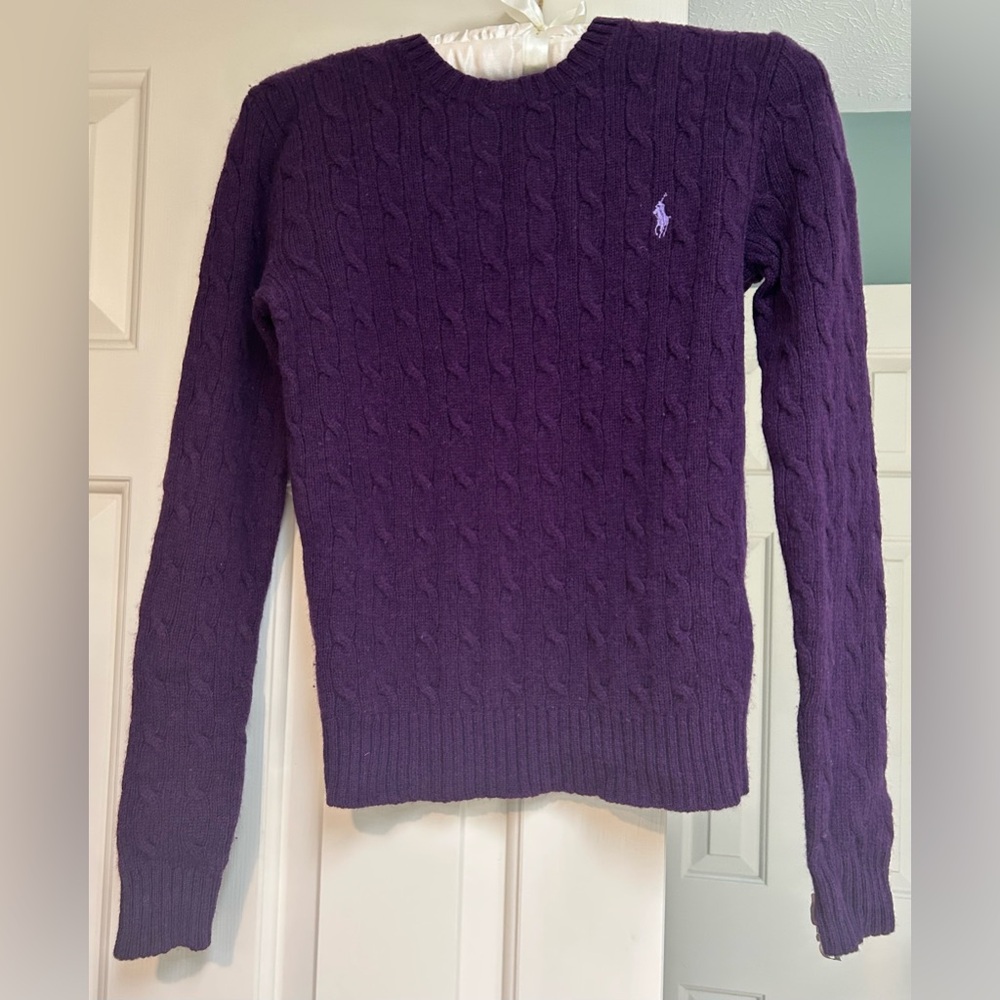 Ralph Lauren Sport Cable Knit Sweater Small